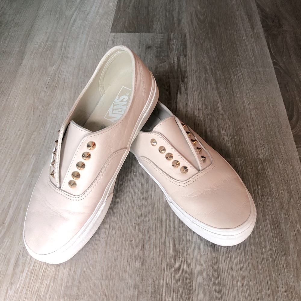 VANS Classic Slip-on Gold Studded Blush